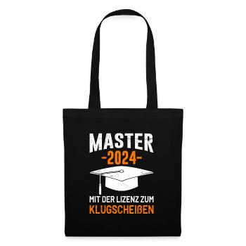 Master 2024 Avec la licence de smart-shit - Sac en tissu - noir - Devant