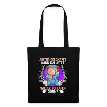 Je peux retourner me coucher Abi - Sac en tissu - noir - Devant