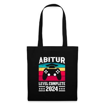 ABI Level Complete 2024 Abitur Graduation Party - Tote Bag - black - Front