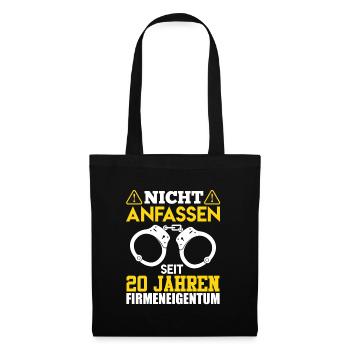 Don't touch work anniversary 20 years - Tote Bag - black - Front