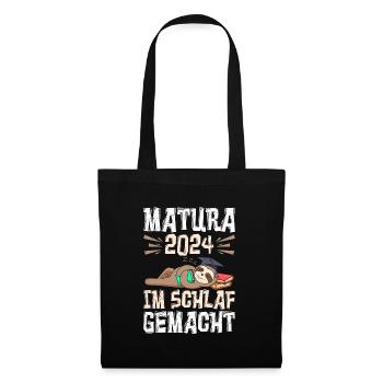 Matura 2024 Made in Sleep Maturiant Drôle - Sac en tissu - noir - Devant