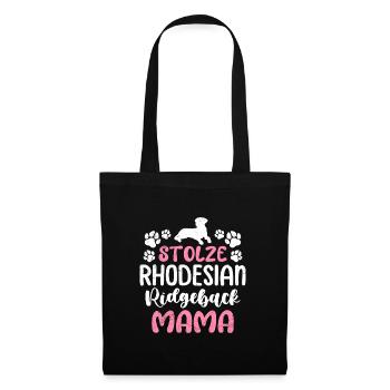 Ridgeback STOLZE RHODESIAN RIDGEBACK MAMA - Stoffbeutel - Schwarz - Vorne