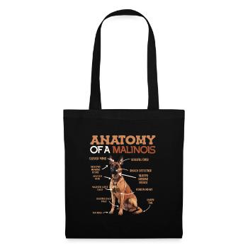 ANATOMY OF MY MALINOIS Belgian Shepherd - Tote Bag - black - Front