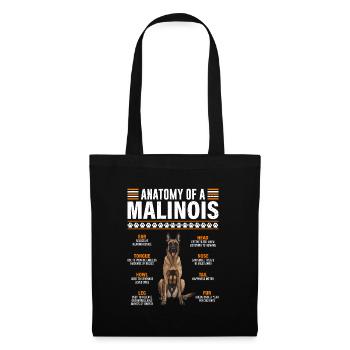 Berger Belge ANATOMIE D’UN BELGE - Sac en tissu - noir - Devant