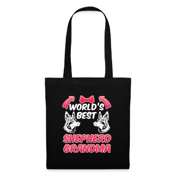 German Shepherd WORLD'S BEST SHEPHERD - Tote Bag - black - Front