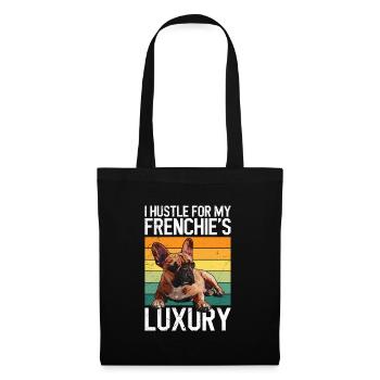 Frenchie Owner Hustle for my Frenchie's LUXURY - Tote Bag - black - Front