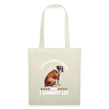 Boxer owner I LOVE WIGGLE BUTTS AND CANNOT LIE - Tote Bag - nature - Front