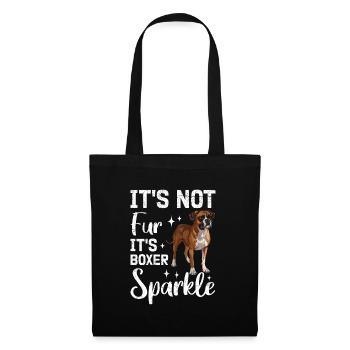 German Boxer NO FUR IT'S BOXER MAGIC - Tote Bag - black - Front