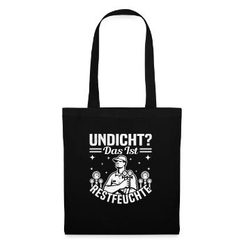 Mécanicien d’usine Mécatronicien pour la technique de réfrigération - Sac en tissu - noir - Devant