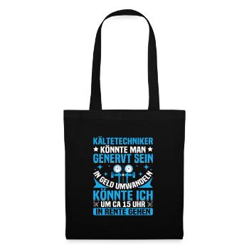 Technicien en mécatronique d’outil de système de réfrigération pour - Sac en tissu - noir - Devant