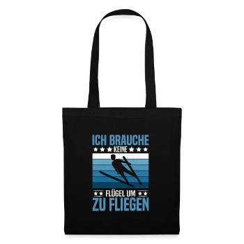 Ski Jumper Hill Record Ski Jumping Chance - Tote Bag - black - Front