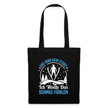Ski Jumping Chance Winter Sports Skis for Ski Jumping - Tote Bag - black - Front