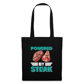 MEAT LOVERS POWERED BY STEAK Fun - Tote Bag - black - Front