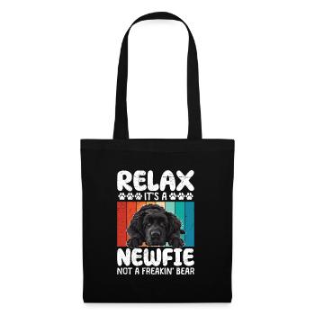 Newfoundland RELAX IT'S A NEWFIE NOT A BEAR - Tote Bag - black - Front
