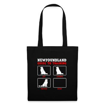 Newfie Owner NEWFOUNDLAND GUIDE TO TRAINING - Tote Bag - black - Front