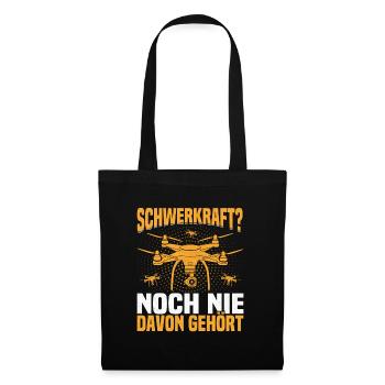 Drohnenfliegen Ferngesteuerte Drohne - Stoffbeutel - Schwarz - Vorne