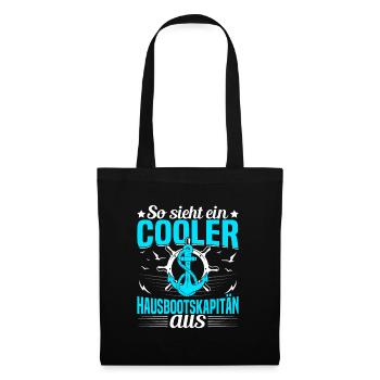Houseboat driving licence for houseboat owners - Tote Bag - black - Front