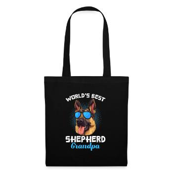 German Shepherd Owner World's Best Shepherd Grandpa - Tote Bag - black - Front
