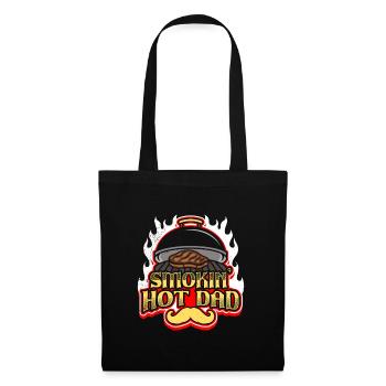 Grill Master FUMER CHAUD PAPA Papa Mangeur de Viande - Sac en tissu - noir - Devant