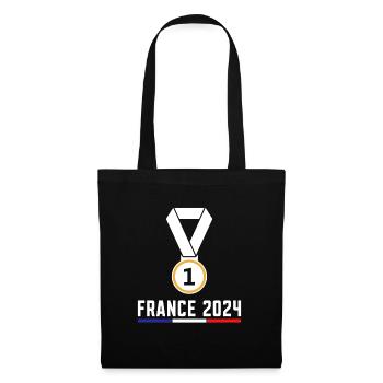 j'peux pas j'ai jeux tour eiffel France - Sac en tissu - noir - Devant