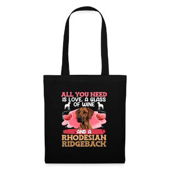 Ridgeback Women ALL YOU NEED IS WINE - Tote Bag - black - Front