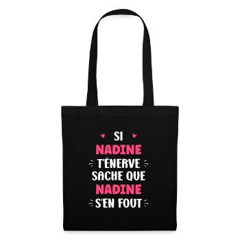 Nadine 1 - Sac en tissu - noir - Devant