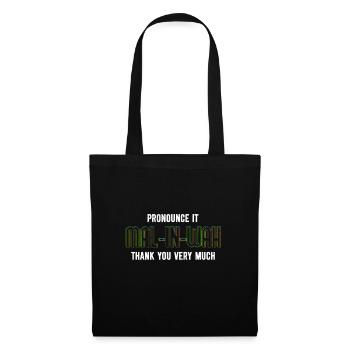 Malinois Dog PRONOUNCE IT MAL-IN-WAH THANK YOU - Tote Bag - black - Front