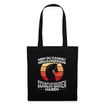 Chess Pieces Board Game Tactics Chess Player - Tote Bag - black - Front
