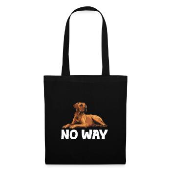 Rhodesian Ridgeback ZERO BUCK Dog Bitzer Funny - Tote Bag - black - Front