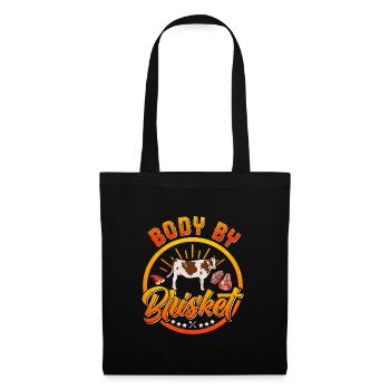 Meat Fan BODY BY BRISKET Meat Lovers - Tote Bag - black - Front