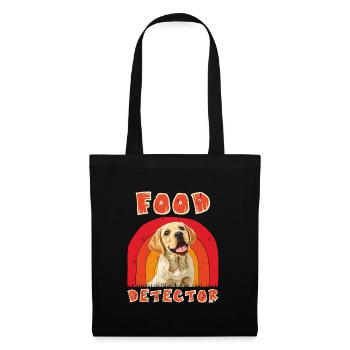Labrador Lover FOOD DETECTOR Funny Labrador - Tote Bag - black - Front