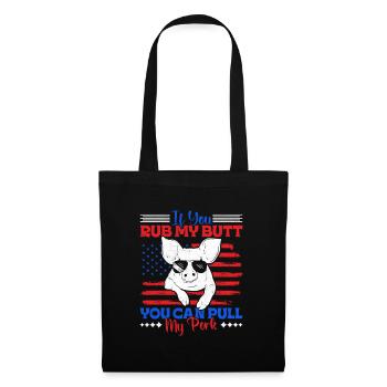 Grilling IF YOU RUB MY BUTT YOU CAN PULL MY PORK - Tote Bag - black - Front