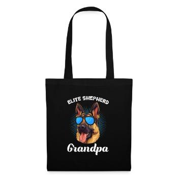German Shepherd Man ELITE SHEPHERD GRANDPA German - Tote Bag - black - Front