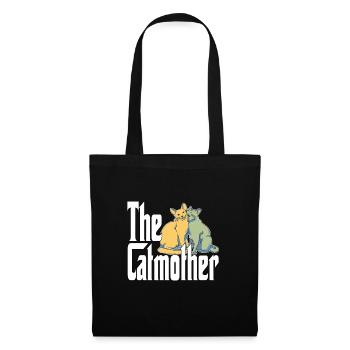 Cat Mom The Catmother Crazy Cat Mother Kitty Mommy - Tote Bag - black - Front