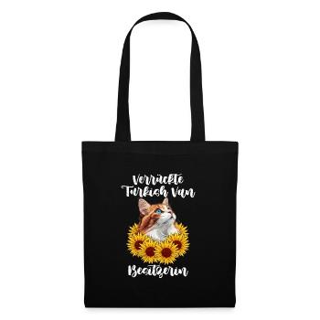Maman chat turc CRAZY TURKISH VAN - Sac en tissu - noir - Devant