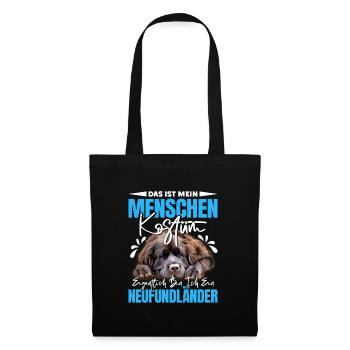 Newfie C’EST MON COSTUME HUMAIN JE SUIS UN - Sac en tissu - noir - Devant