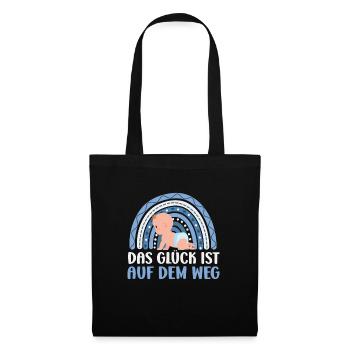 Pregnancy HAPPINESS IS ON THE WAY Expectant - Tote Bag - black - Front