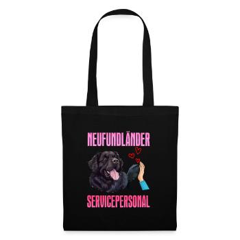 Newfie Owner NEWFOUNDLAND SERVICE STAFF - Tote Bag - black - Front