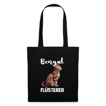 Cat Dad BENGAL CATS WHISPERER Funny - Tote Bag - black - Front