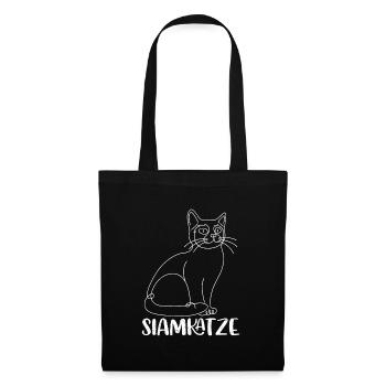 Siamese Cats SIAMESE CATS Lovers Siamese Cat - Tote Bag - black - Front