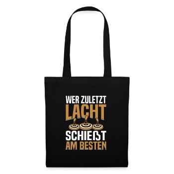 Curling Sports d’hiver Curling - Sac en tissu - noir - Devant