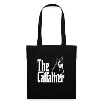 Cat Father The Catfather Crazy Cat Dad Dad - Tote Bag - black - Front