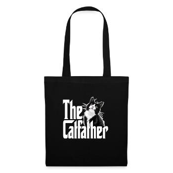 Cat Father The Catfather Crazy Cat Dad Dad - Tote Bag - black - Front