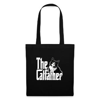 Cat Father The Catfather Crazy Cat Dad Dad - Tote Bag - black - Front