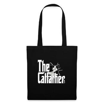 Cat Father The Catfather Crazy Cat Dad Dad - Tote Bag - black - Front