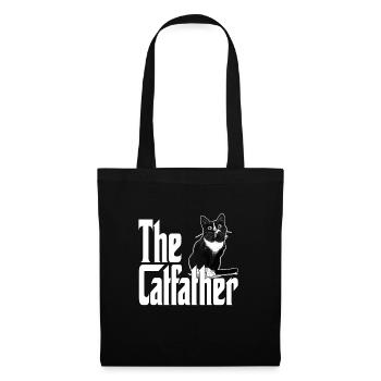 Cat Father The Catfather Crazy Cat Dad Dad - Tote Bag - black - Front