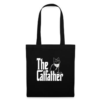 Cat Father The Catfather Crazy Cat Dad Dad - Tote Bag - black - Front