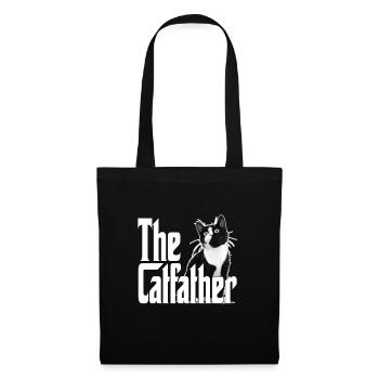 Cat Father The Catfather Crazy Cat Dad Dad - Tote Bag - black - Front