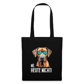 Rhodesian Ridgeback NÖ HEUTE NICHT Glacière - Sac en tissu - noir - Devant