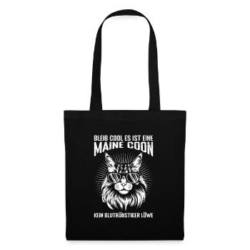Maine Coon STAY COOL IT'S A MAINE COON NO - Tote Bag - black - Front